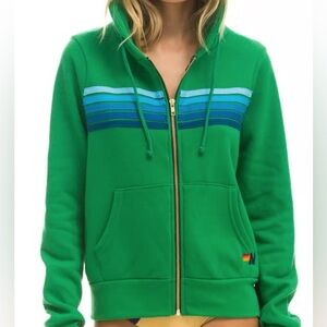 5 Stripe Zip Hoodie